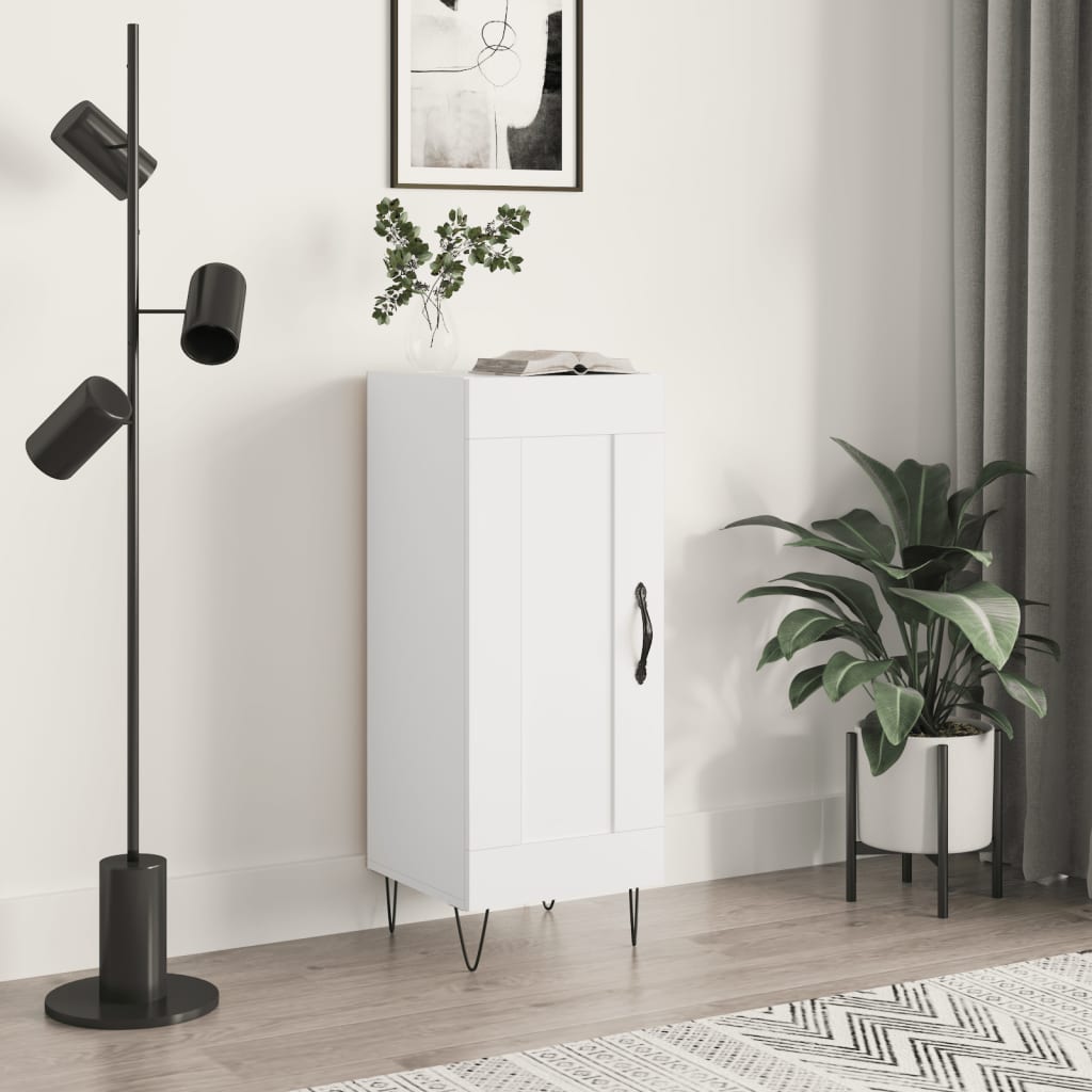 vidaXL Ντουλάπι Λευκό 34,5 x 34 x 90 εκ. από Επεξεργασμένο Ξύλο