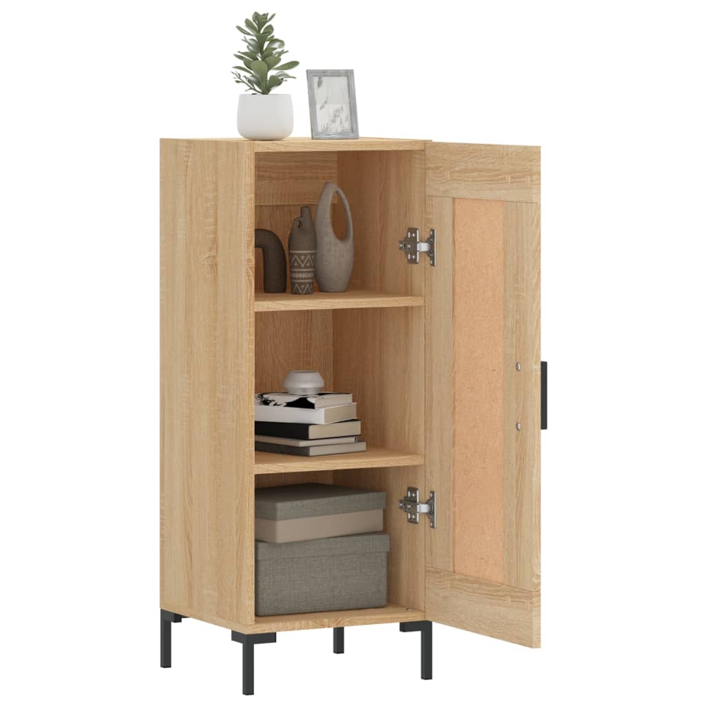 vidaXL Ντουλάπι Sonoma Δρυς 34,5x34x90 εκ. από Επεξεργασμένο Ξύλο