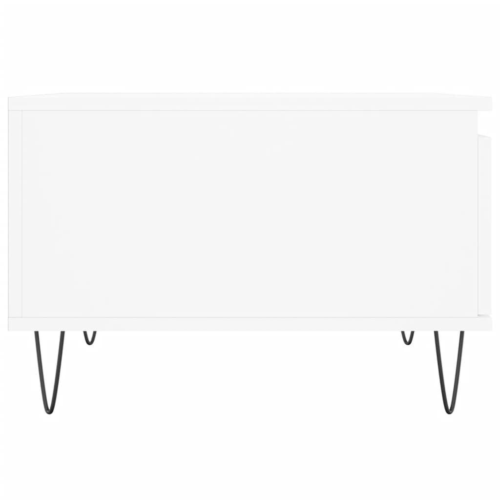 vidaXL Τραπεζάκι Σαλονιού Λευκό 55x55x36,5 εκ. από Επεξεργασμένο Ξύλο