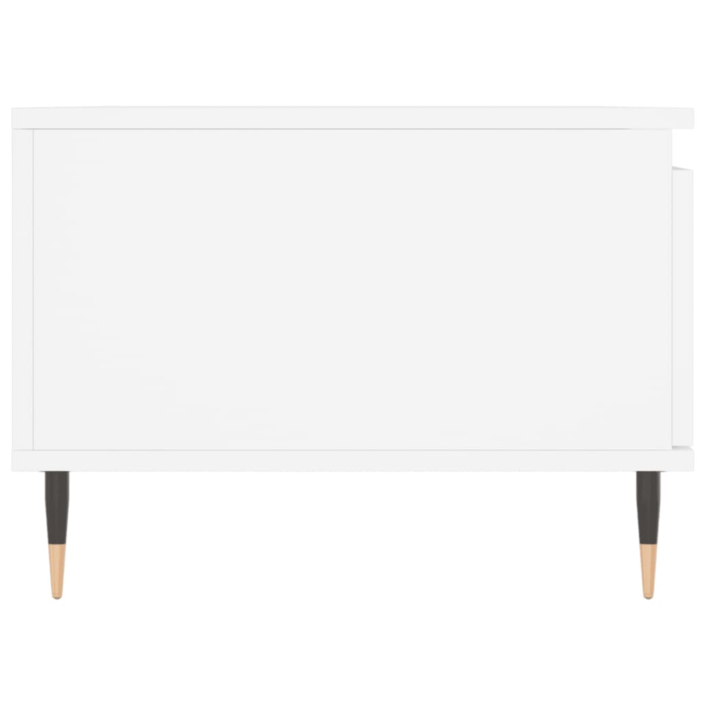 vidaXL Τραπεζάκι Σαλονιού Λευκό 90 x 50 x 36,5 εκ. Επεξεργασμένο Ξύλο