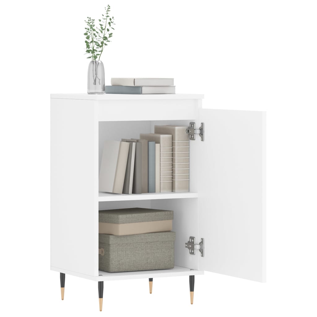 vidaXL Συρταριέρα Λευκή 40 x 35 x 70 εκ. από Επεξεργασμένο Ξύλο