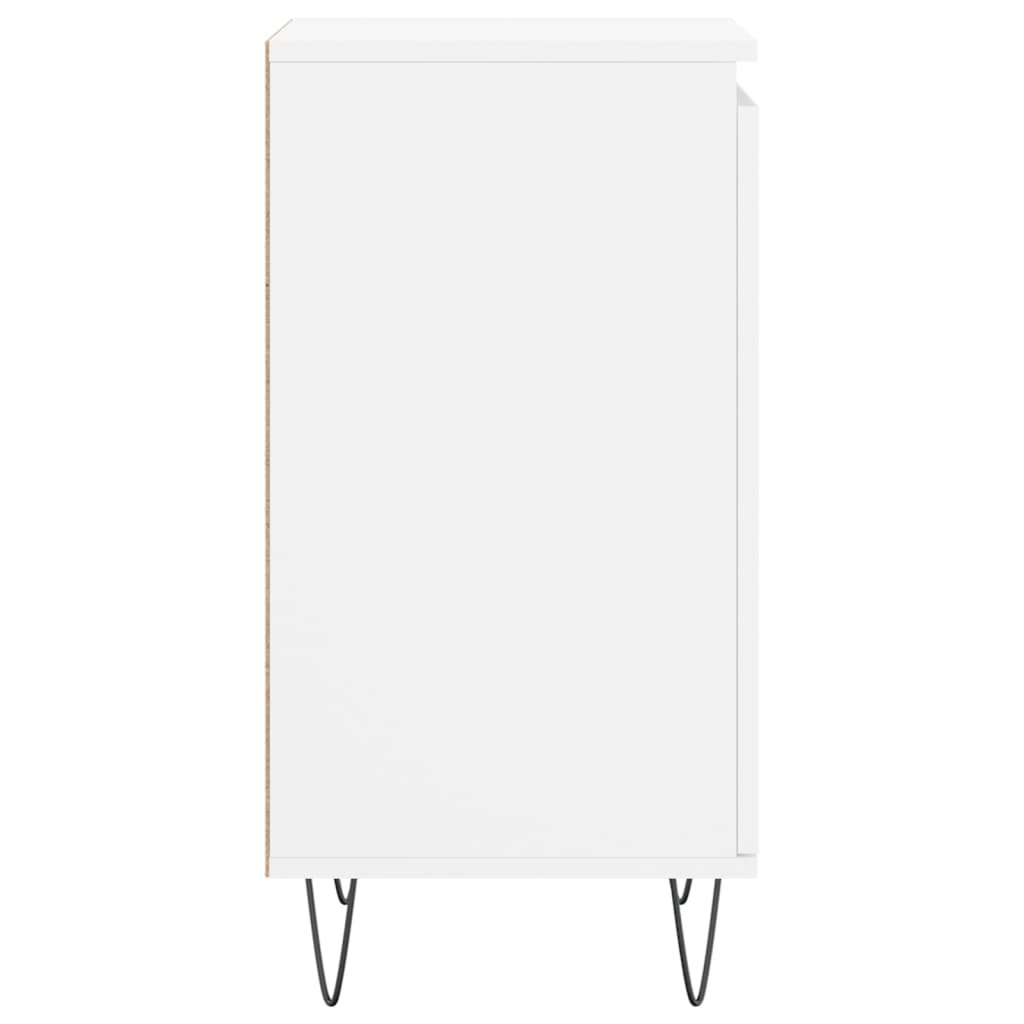 vidaXL Συρταριέρα Λευκή 40 x 35 x 70 εκ. από Επεξεργασμένο Ξύλο