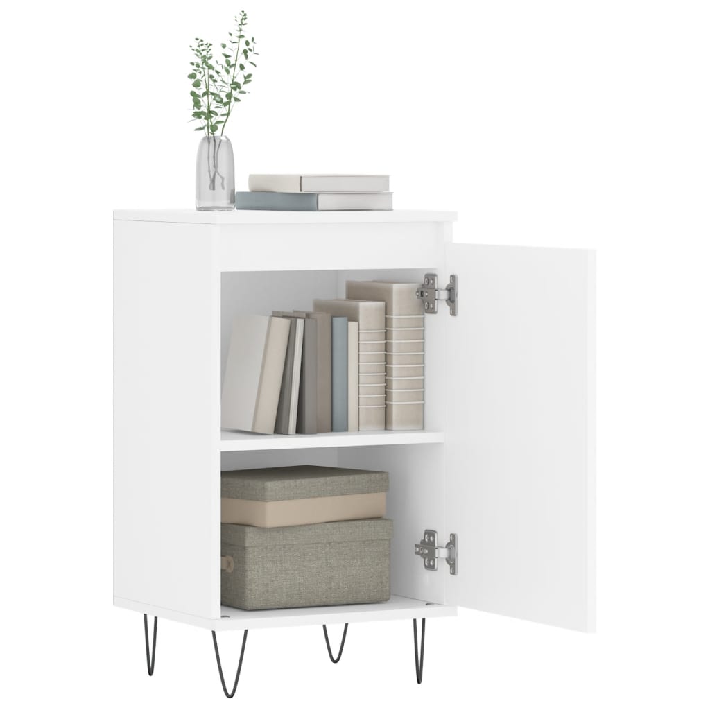 vidaXL Ντουλάπια 2 τεμ. Λευκά 40 x 35 x 70 εκ. από Επεξεργασμένο Ξύλο