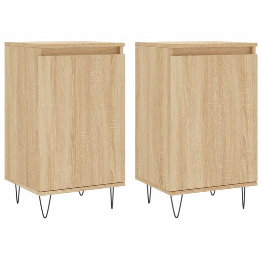 vidaXL Ντουλάπια 2 τεμ. Sonoma Δρυς 40x35x70 εκ. Επεξεργασμένο Ξύλο