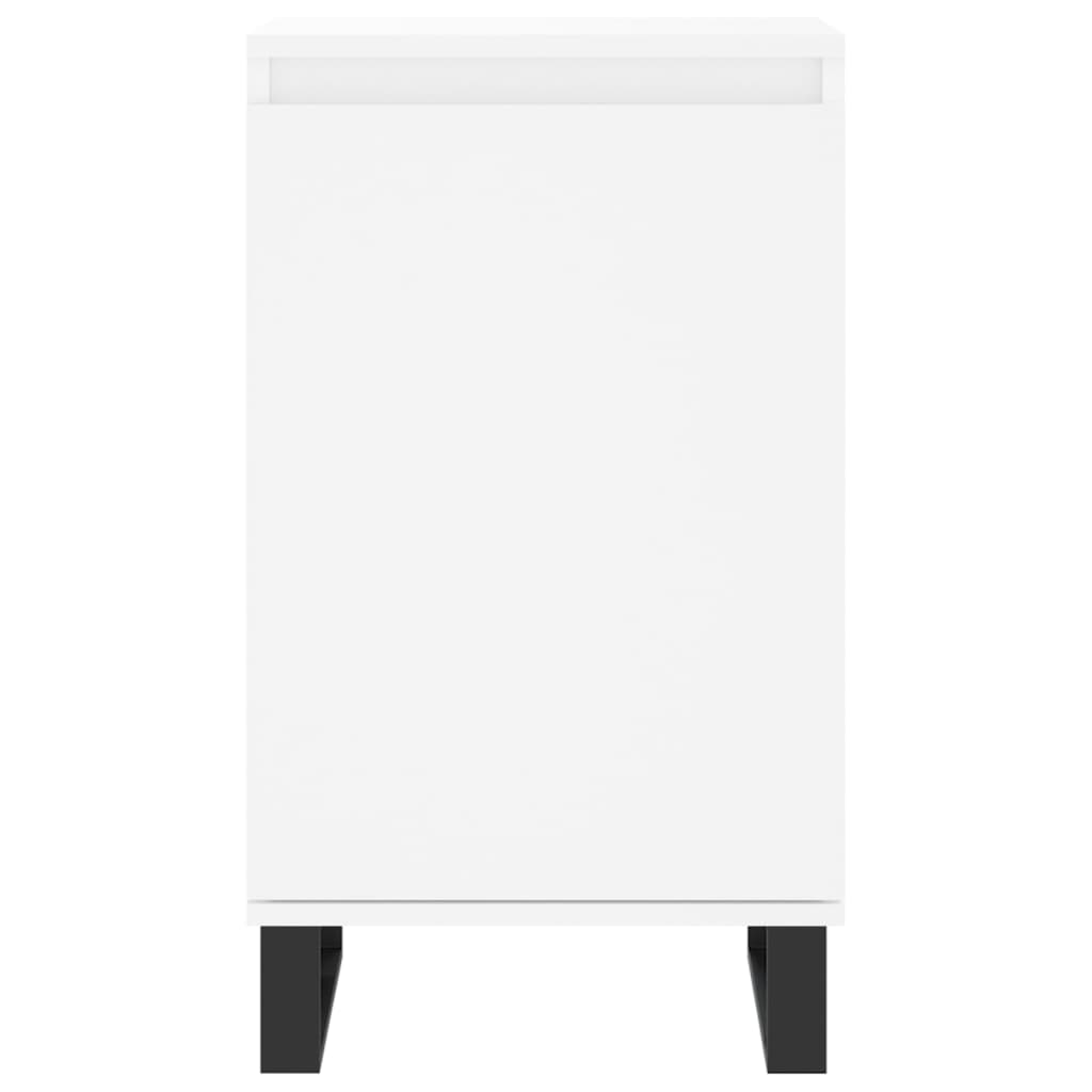 vidaXL Συρταριέρα Λευκή 40 x 35 x 70 εκ. από Επεξεργασμένο Ξύλο