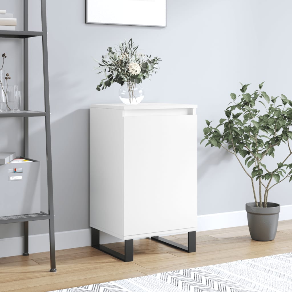 vidaXL Συρταριέρα Λευκή 40 x 35 x 70 εκ. από Επεξεργασμένο Ξύλο