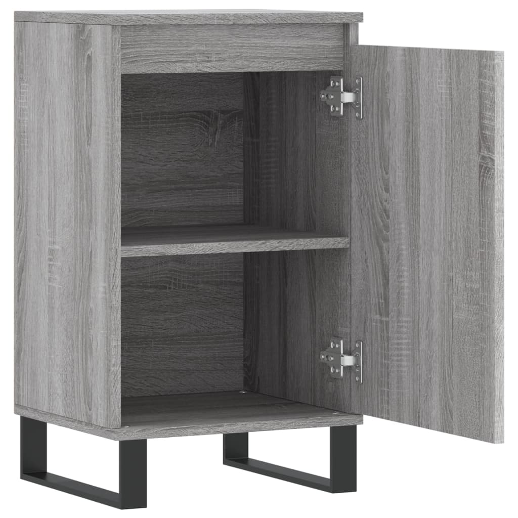 vidaXL Ντουλάπια 2 τεμ. Γκρι Sonoma 40x35x70 εκ. Επεξεργασμένο Ξύλο
