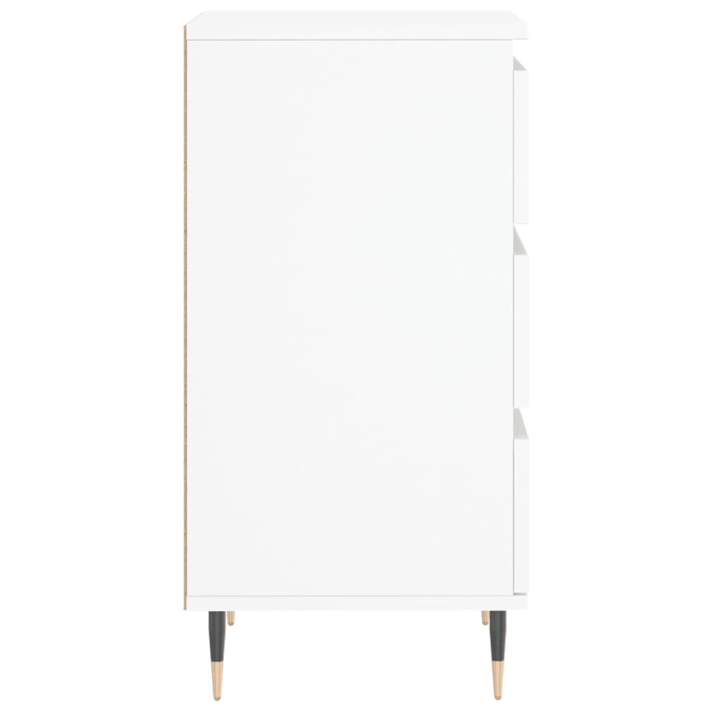 vidaXL Συρταριέρα Λευκή 40 x 35 x 70 εκ. από Επεξεργασμένο Ξύλο