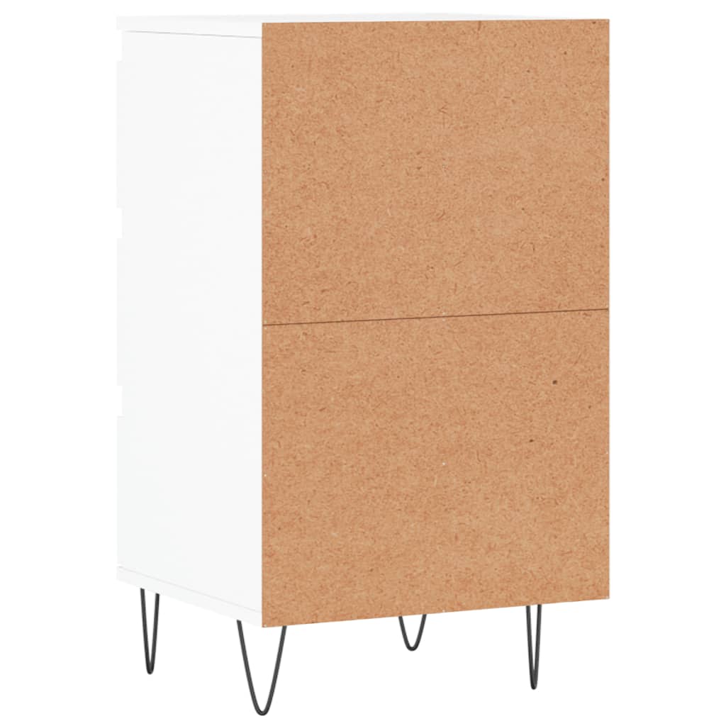 vidaXL Συρταριέρα Λευκή 40 x 35 x 70 εκ. από Επεξεργασμένο Ξύλο