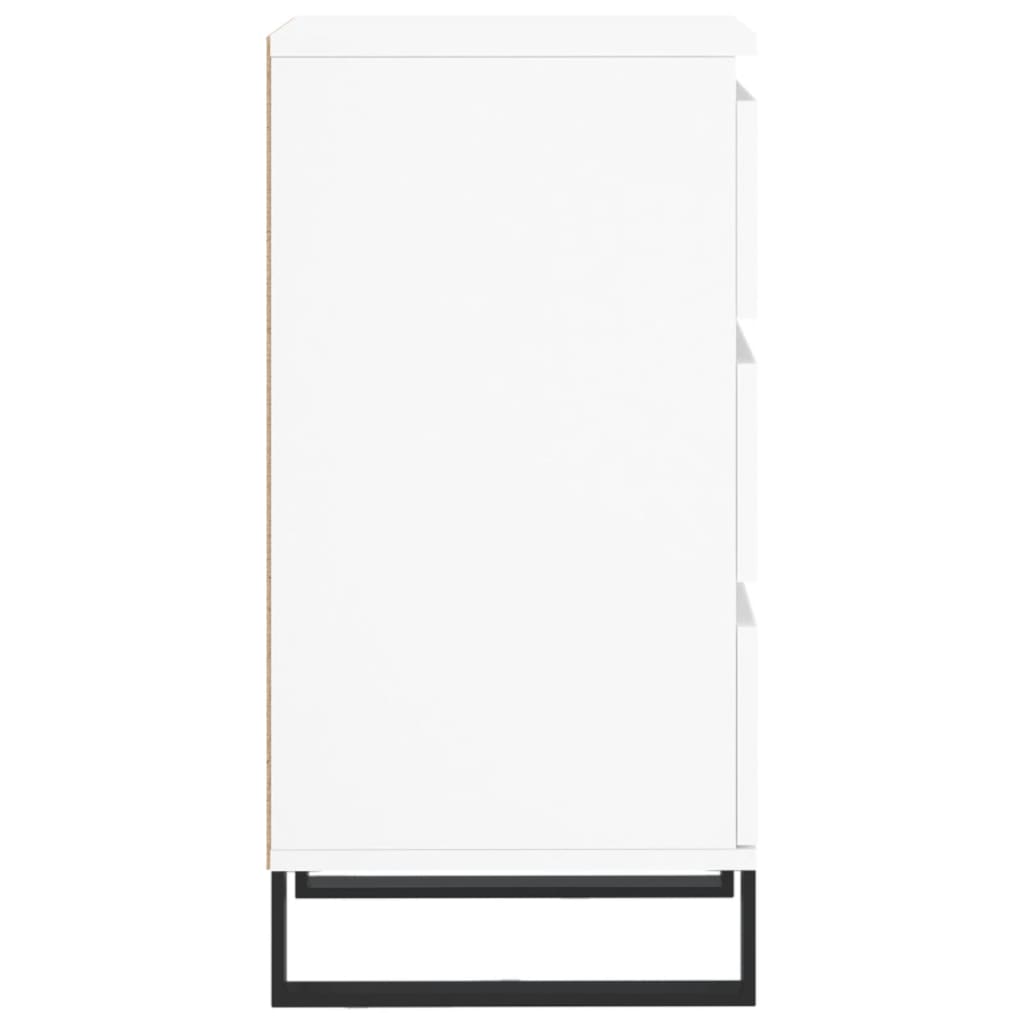 vidaXL Συρταριέρα Λευκή 40 x 35 x 70 εκ. από Επεξεργασμένο Ξύλο