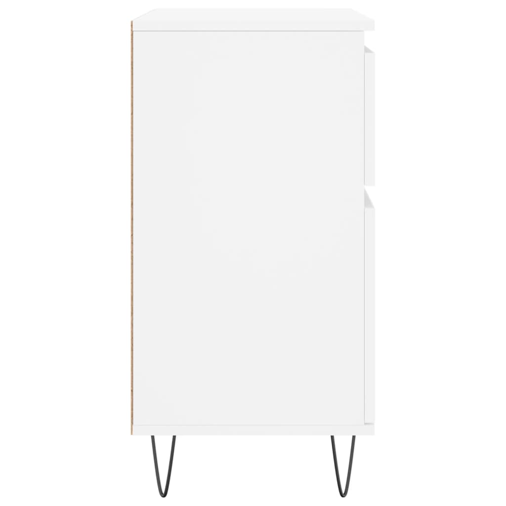 vidaXL Συρταριέρα Λευκή 60 x 35 x 70 εκ. από Επεξεργασμένο Ξύλο