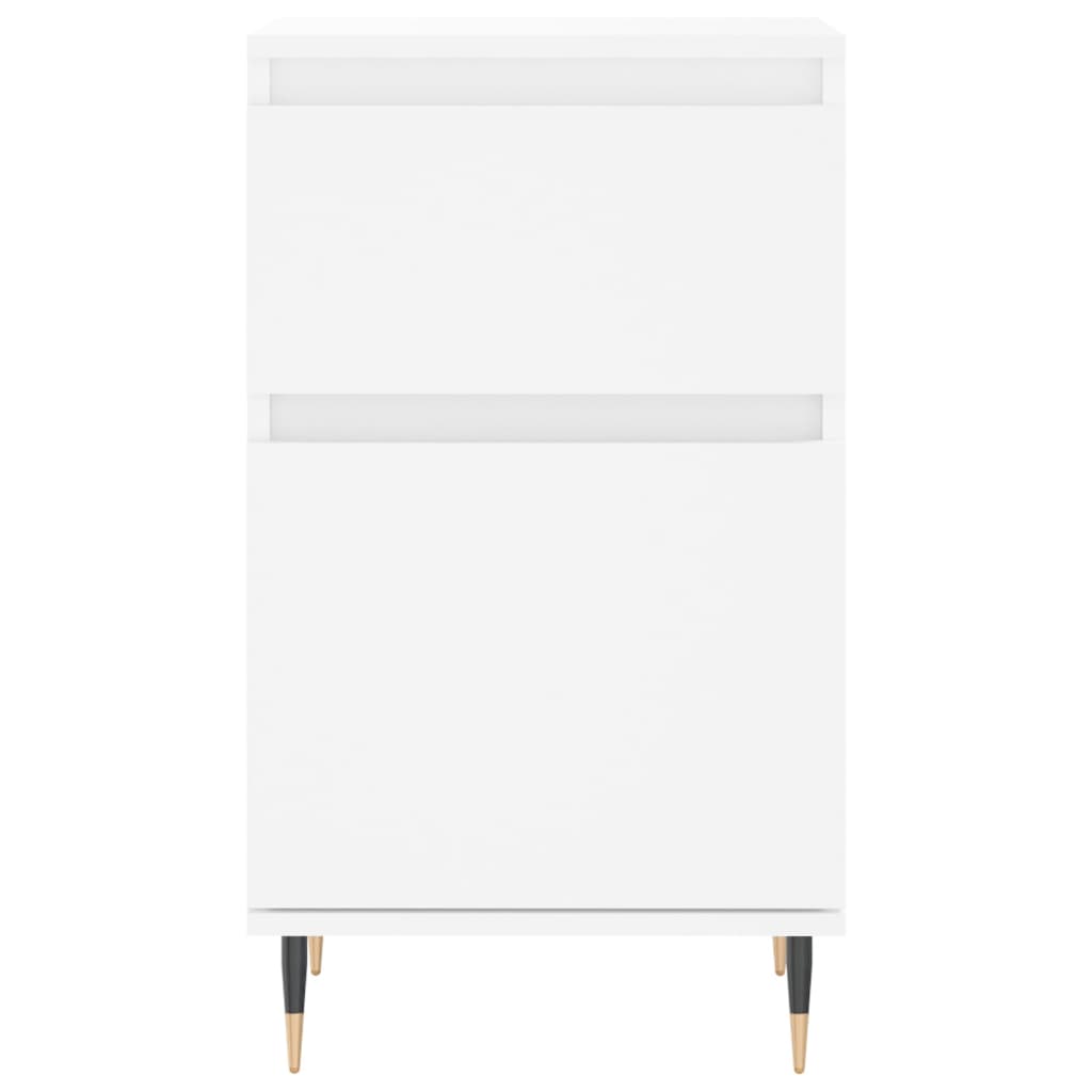 vidaXL Συρταριέρα Λευκή 40 x 35 x 70 εκ. από Επεξεργασμένο Ξύλο