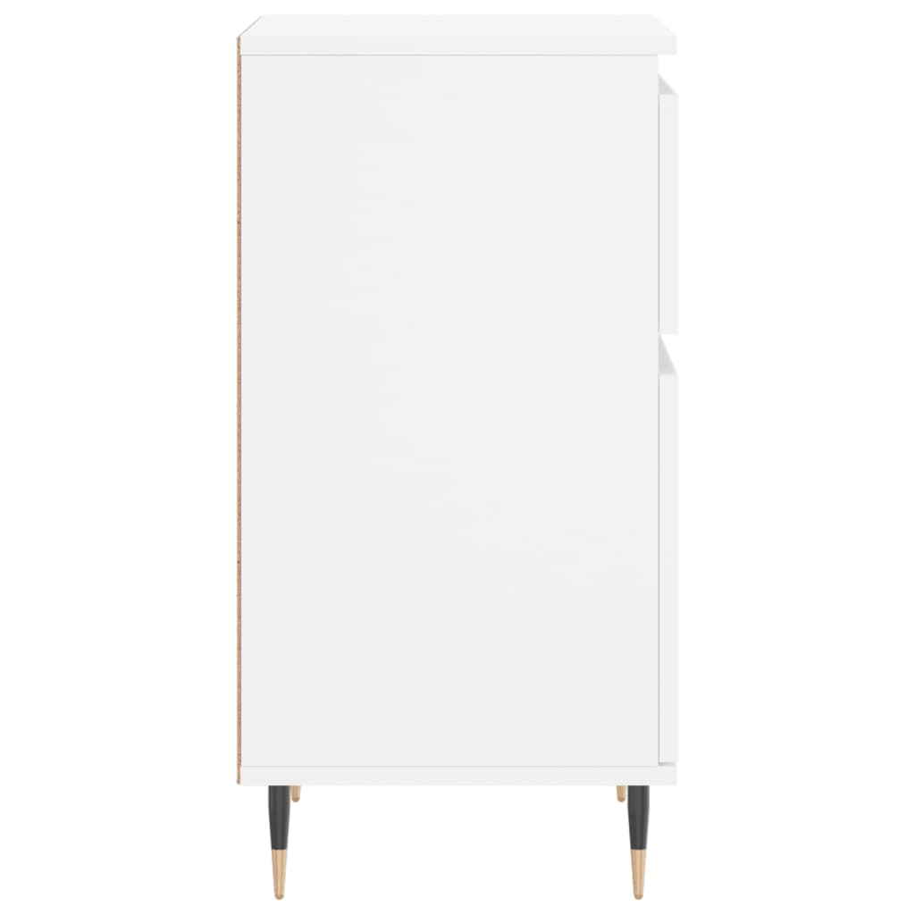 vidaXL Ντουλάπια 2 τεμ. Λευκά 40 x 35 x 70 εκ. από Επεξεργασμένο Ξύλο