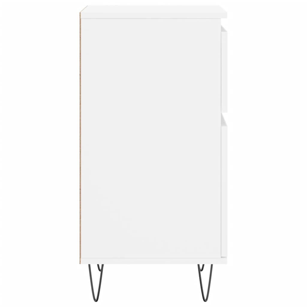 vidaXL Συρταριέρα Λευκή 40 x 35 x 70 εκ. από Επεξεργασμένο Ξύλο