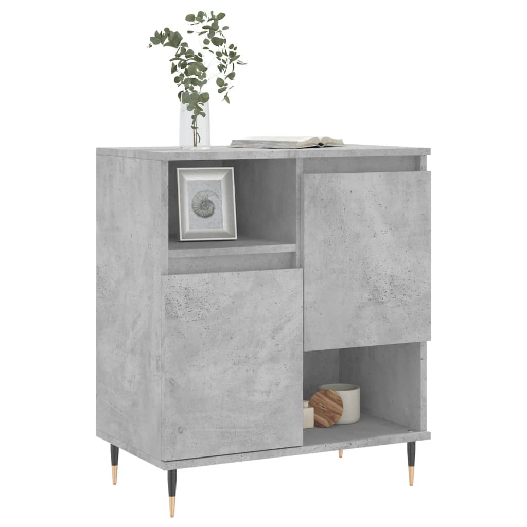 vidaXL Ντουλάπι Γκρι Σκυροδέματος 60x35x70 εκ. Επεξεργασμένο Ξύλο
