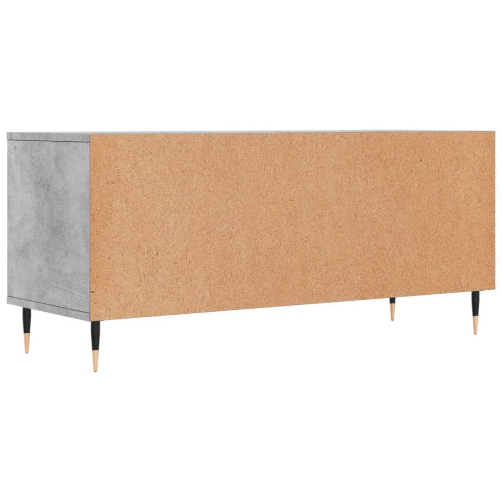 vidaXL Έπιπλο Τηλεόρασης Γκρι Σκυρ. 100 x 34,5 x 44,5 εκ. Επεξ. Ξύλο