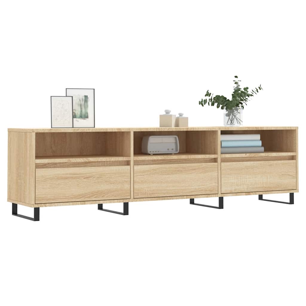 vidaXL Έπιπλο Τηλεόρασης Sonoma Δρυς 150x30x44,5 εκ. Επεξ. Ξύλο