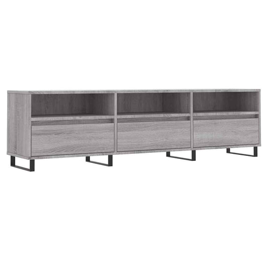 vidaXL Έπιπλο Τηλεόρασης Γκρι Sonoma 150x30x44,5 εκ. από Επεξεργ. Ξύλο