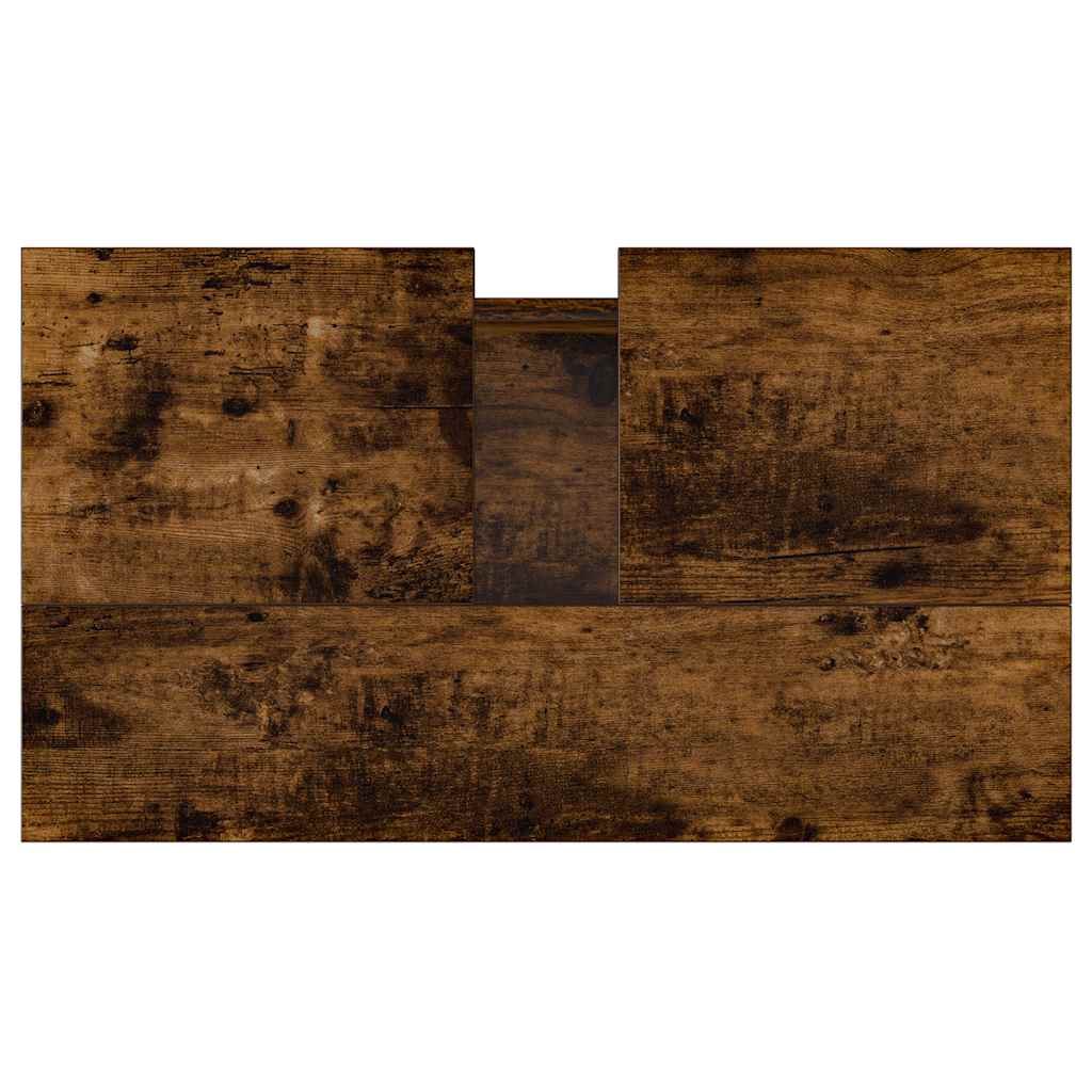 vidaXL Ντουλάπι Μπάνιου Γυαλ. Λευκό 58 x 33 x 60 εκ. από Επεξεργ. Ξύλο