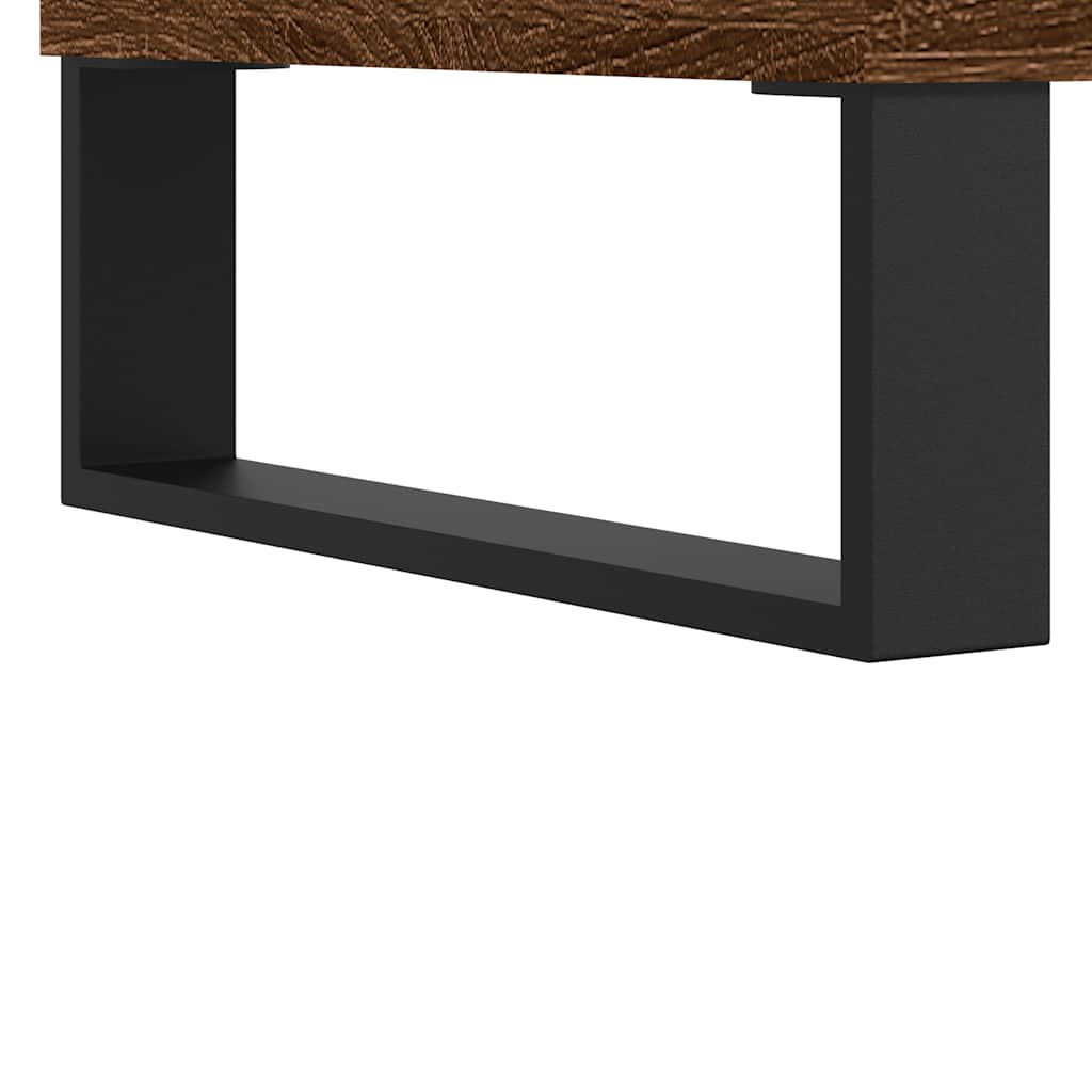vidaXL Ντουλάπι Μπάνιου Καφέ Δρυς 58 x 33 x 60 εκ. από Επεξεργ. Ξύλο
