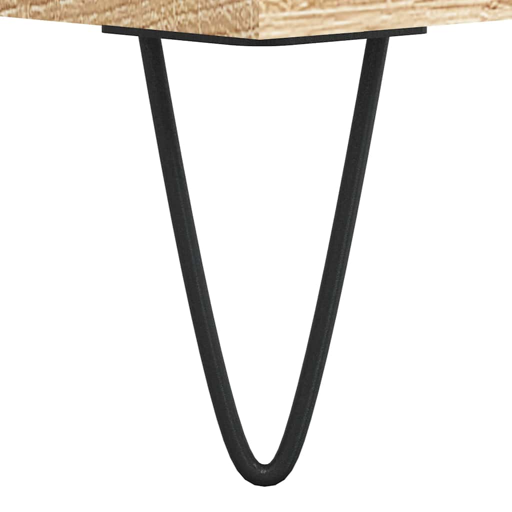vidaXL Ντουλάπι Μπάνιου Sonoma Δρυς 65x33x60 εκ. Επεξεργασμένο Ξύλο