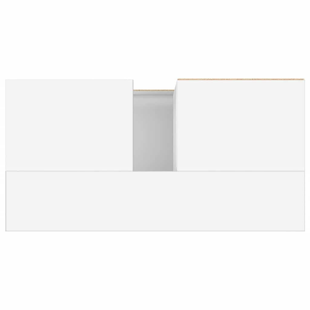 vidaXL Ντουλάπι Μπάνιου Λευκό 65 x 33 x 60 εκ. από Επεξεργασμένο Ξύλο