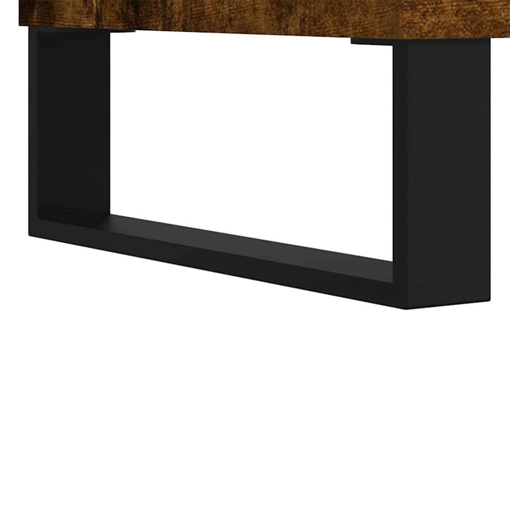 vidaXL Ντουλάπι Μπάνιου Καπνιστή Δρυς 65x33x60 εκ. Επεξεργασμένο Ξύλο