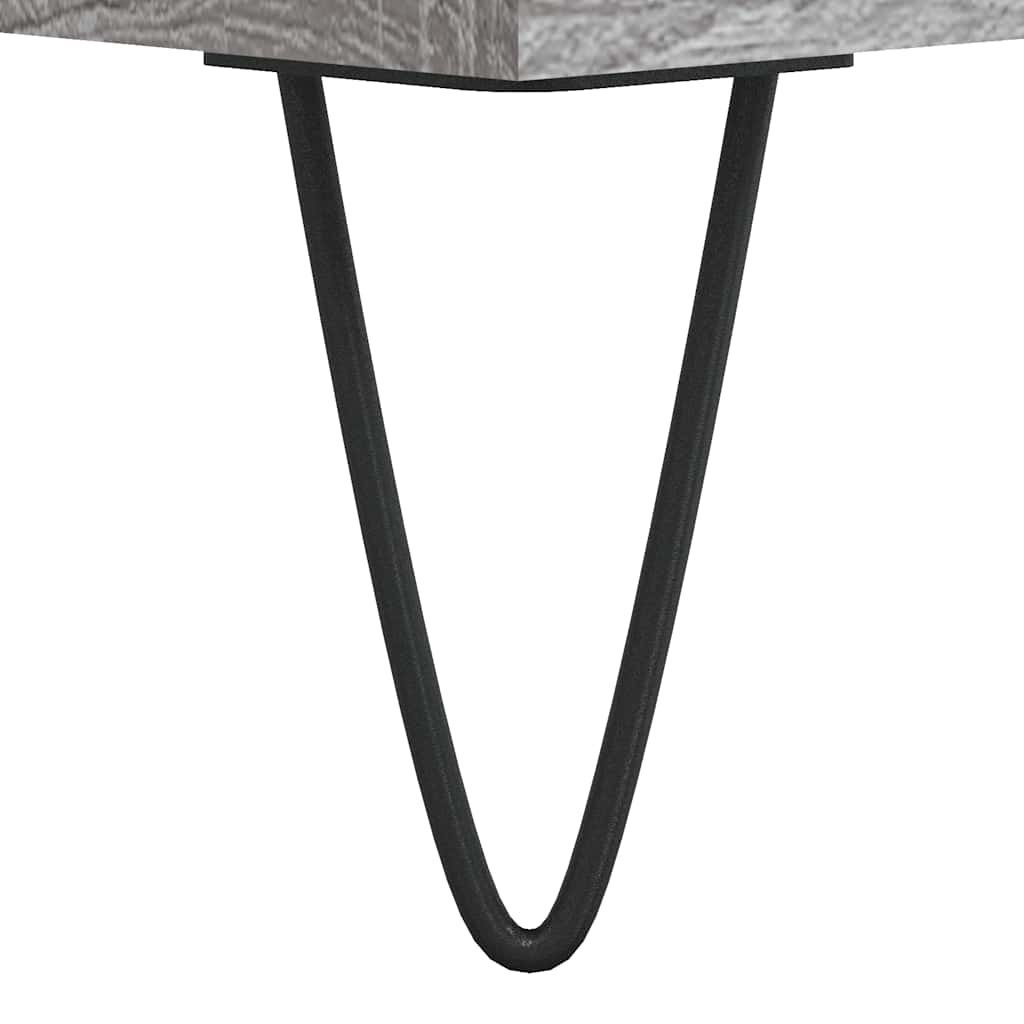vidaXL Ντουλάπι Μπάνιου Γκρι Sonoma 80 x 33 x 60 εκ. από Επεξεργ. Ξύλο