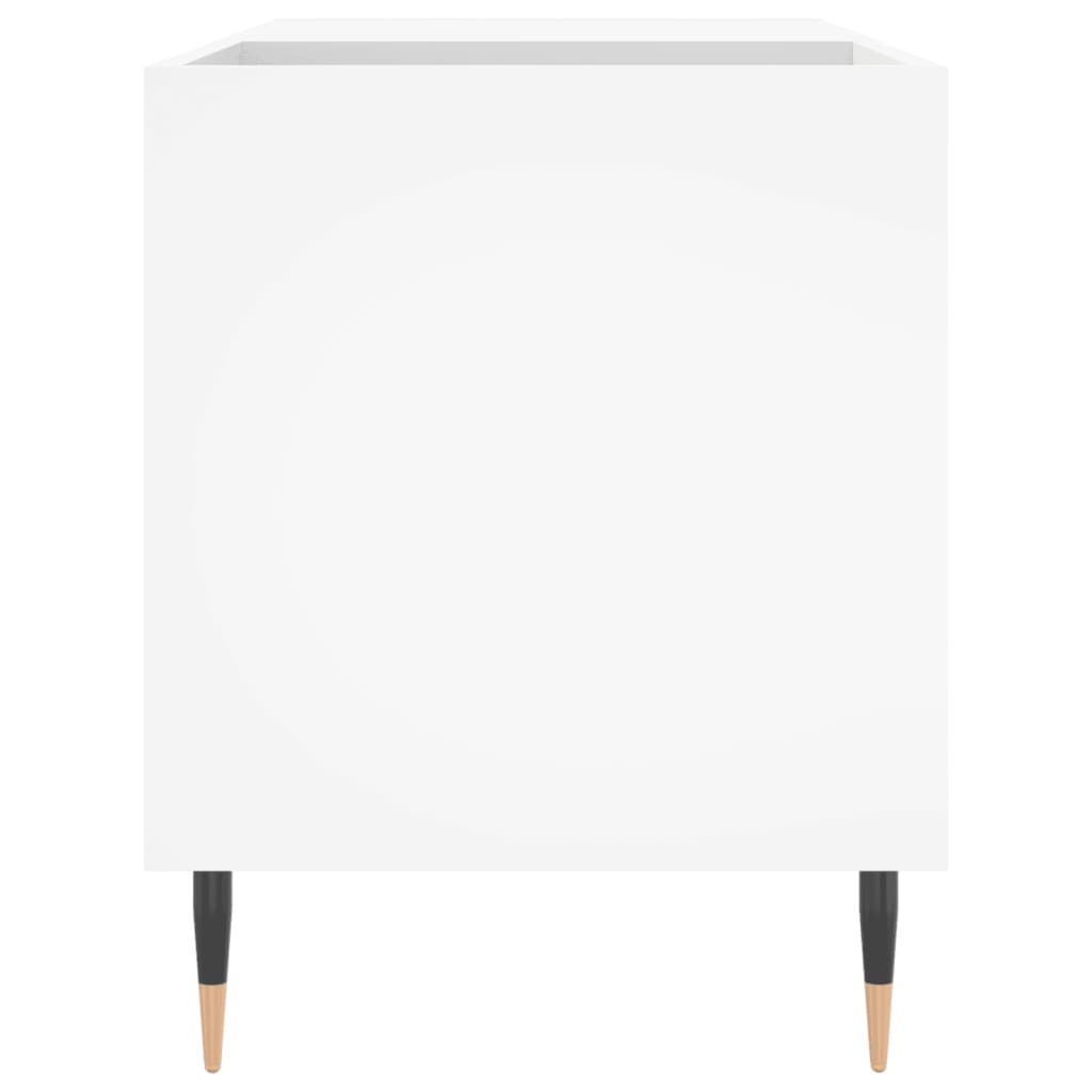 vidaXL Δισκοθήκη Λευκή 85 x 38 x 48 εκ. από Επεξεργασμένο Ξύλο