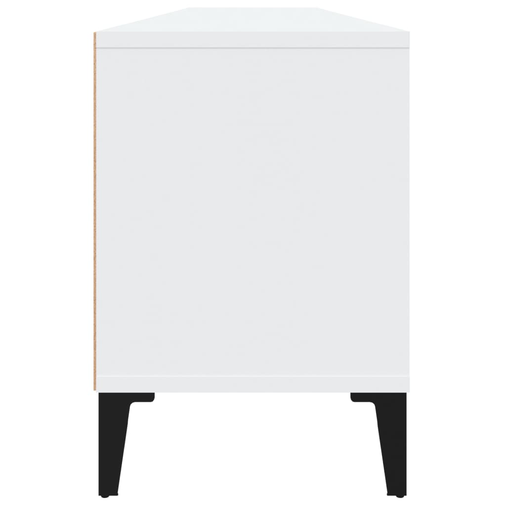 vidaXL Έπιπλο Τηλεόρασης Λευκό 150x30x44,5 εκ. Επεξεργασμένο Ξύλο