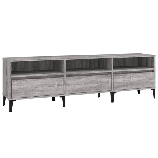 vidaXL Έπιπλο Τηλεόρασης Γκρι Sonoma 150x30x44,5 εκ. από Επεξεργ. Ξύλο