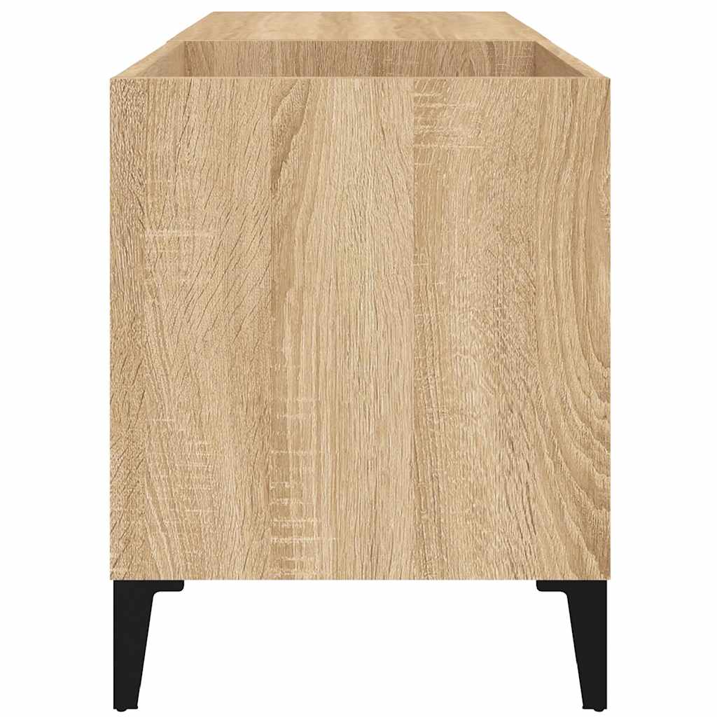 vidaXL Δισκοθήκη Sonoma Δρυς 84,5 x 38 x 48 εκ. από Επεξεργασμένο Ξύλο