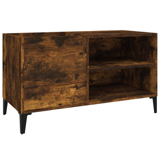 vidaXL Δισκοθήκη Καπνιστή Δρυς 84,5x38x48 εκ. από Επεξεργασμένο Ξύλο