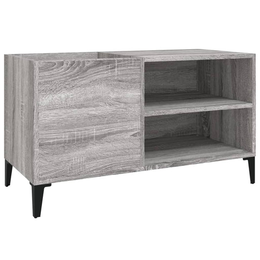 vidaXL Δισκοθήκη Γκρι Sonoma 84,5 x 38 x 48 εκ. από Επεξεργασμένο Ξύλο