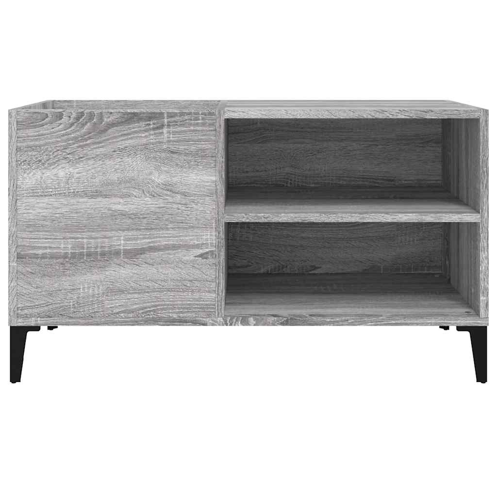vidaXL Δισκοθήκη Γκρι Sonoma 84,5 x 38 x 48 εκ. από Επεξεργασμένο Ξύλο