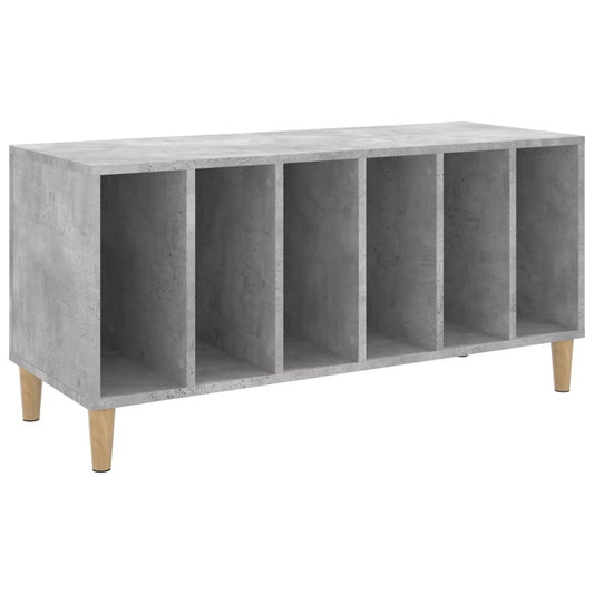 vidaXL Έπιπλο Δίσκων Γκρι Σκυροδέματος 100x38x48 εκ Επεξεργασμένο Ξύλο