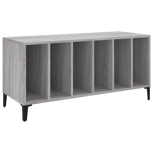 vidaXL Δισκοθήκη Γκρι Sonoma 100 x 38 x 48 εκ. από Επεξεργασμένο Ξύλο