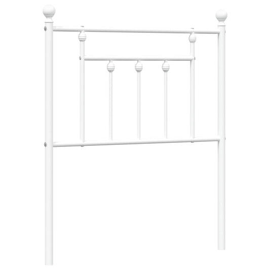 vidaXL Κεφαλάρι Λευκό 75 εκ. Μεταλλικό