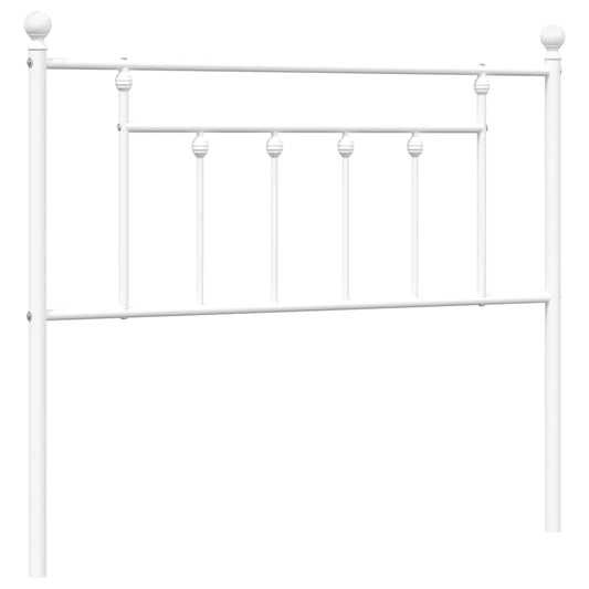 vidaXL Κεφαλάρι Λευκό 100 εκ. Μεταλλικό