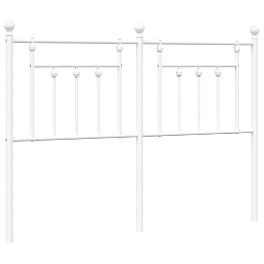 vidaXL Κεφαλάρι Λευκό 150 εκ. Μεταλλικό