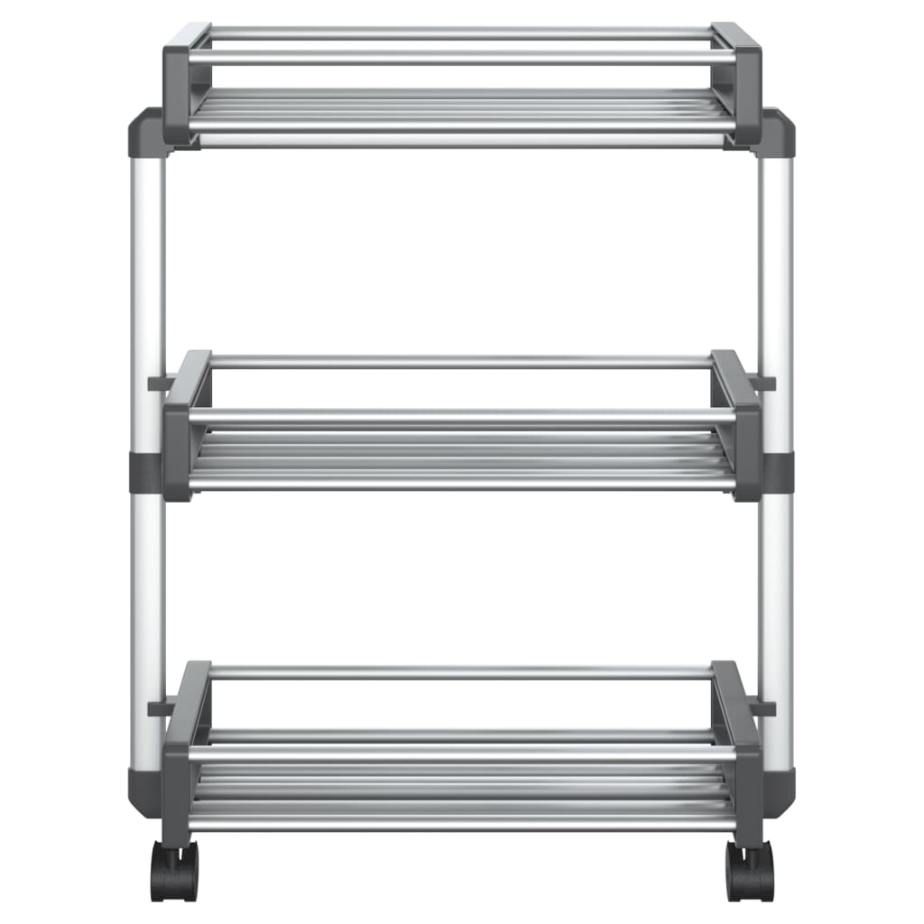 vidaXL Τρόλει Αποθήκευσης 59 x 20 x 75 εκ. από Αλουμίνιο