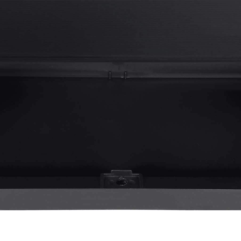 vidaXL Ντουλάπι Αποθ. Εξ. Χώρου Μαύρο 65x37x85 εκ. Πολυπροπυλένιο