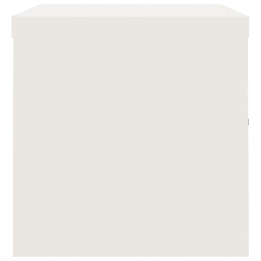 vidaXL Αρχειοθήκη Λευκή 90 x 40 x 40 εκ. Ατσάλινη