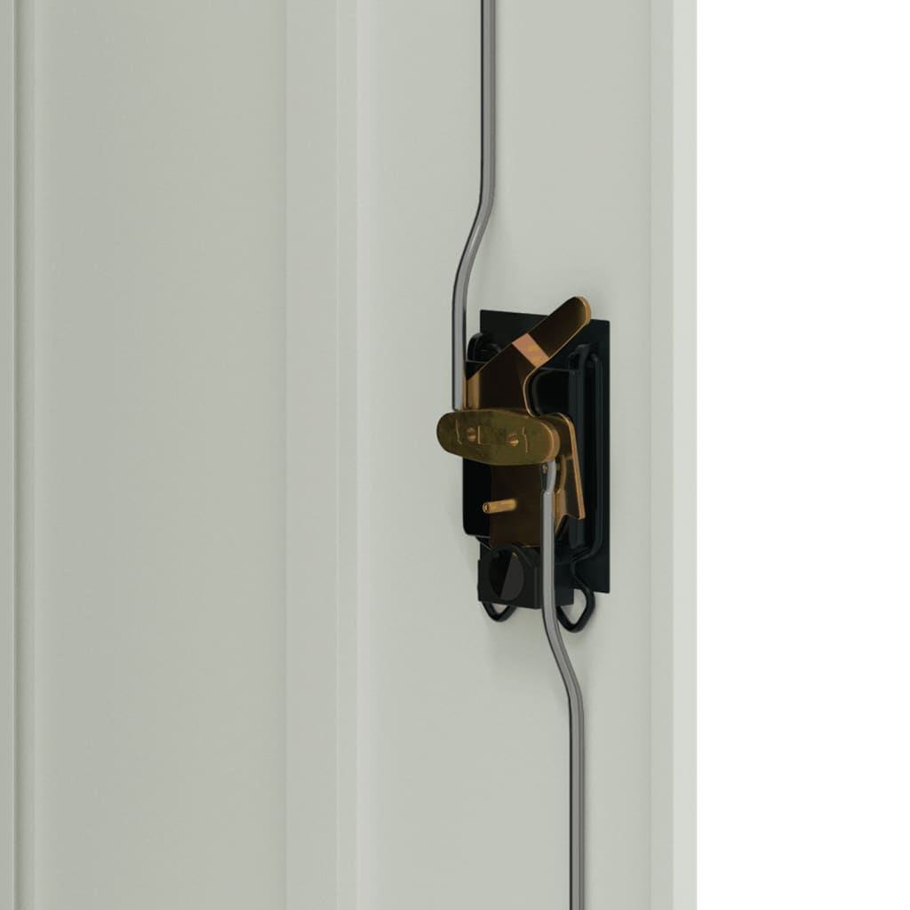 vidaXL Αρχειοθήκη Αν. Γκρι 90 x 40 x 70 εκ. από Ατσάλι