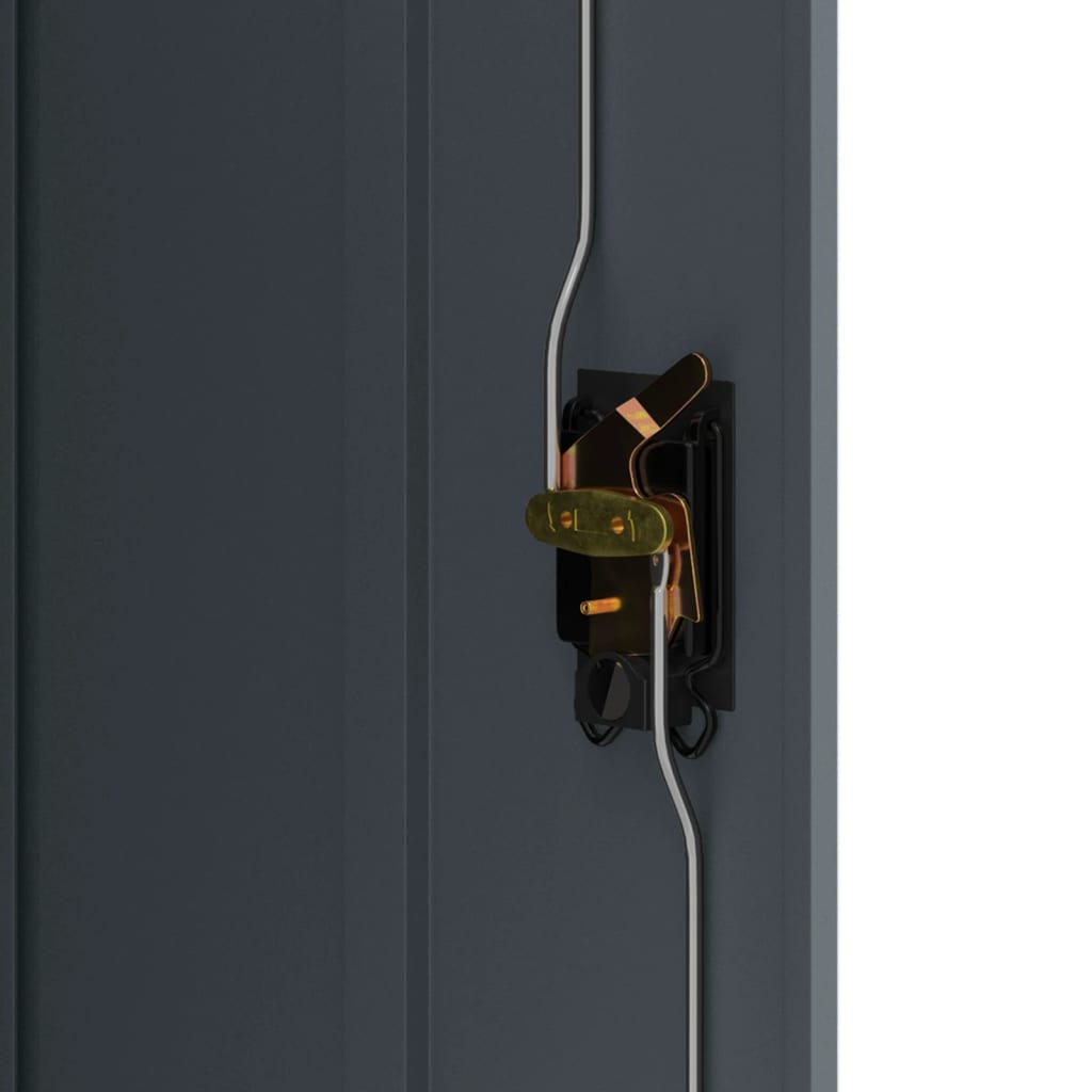 vidaXL Αρχειοθήκη Ανθρακί 90 x 40 x 70 εκ. από Ατσάλι