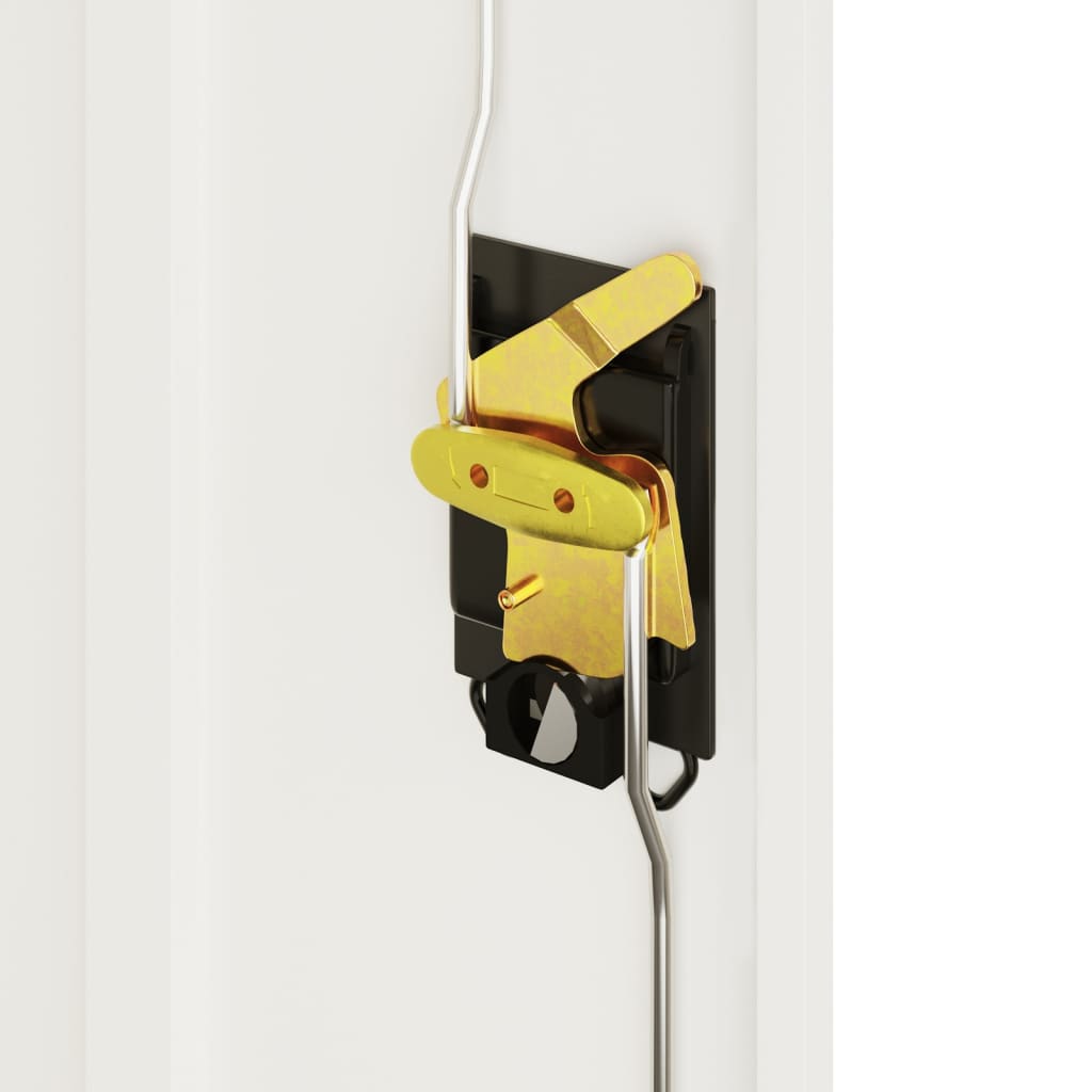 vidaXL Αρχειοθήκη Λευκή 90 x 40 x 90 εκ. από Ατσάλι