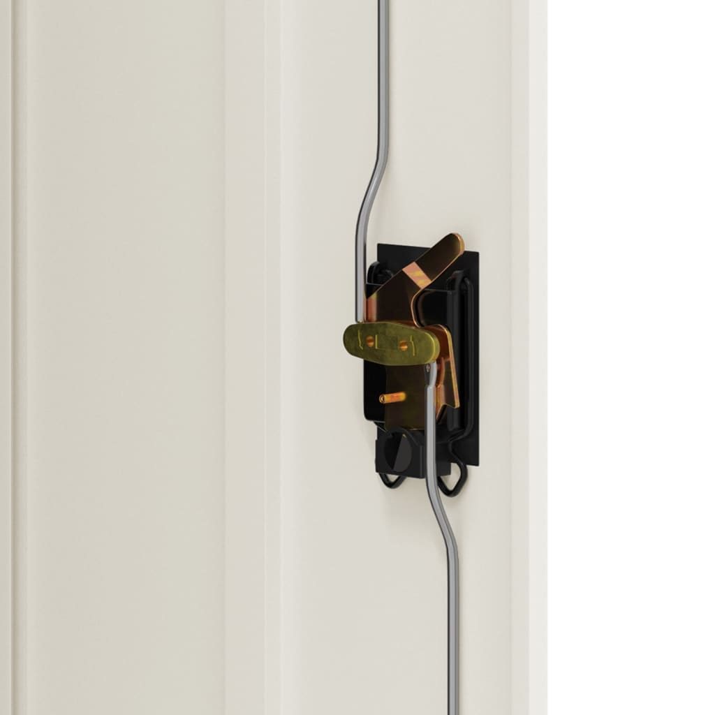 vidaXL Αρχειοθήκη Λευκή 90 x 40 x 105 εκ. από Ατσάλι