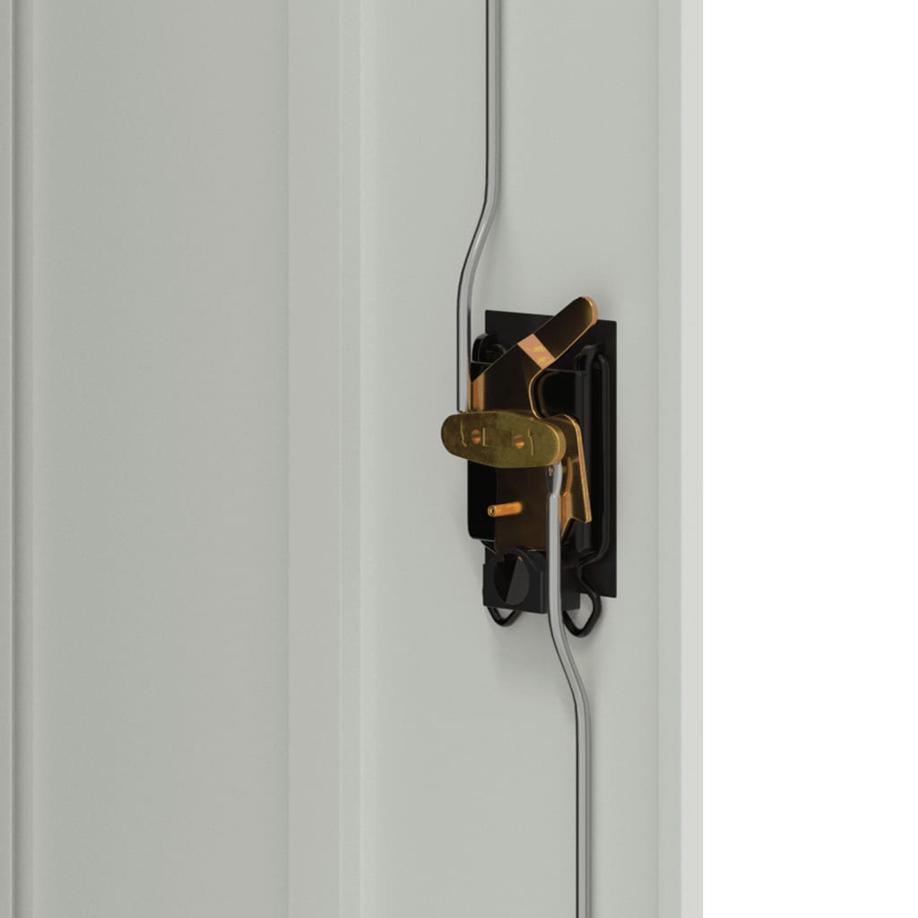 vidaXL Αρχειοθήκη Αν. Γκρι 90 x 40 x 105 εκ. Ατσάλινη