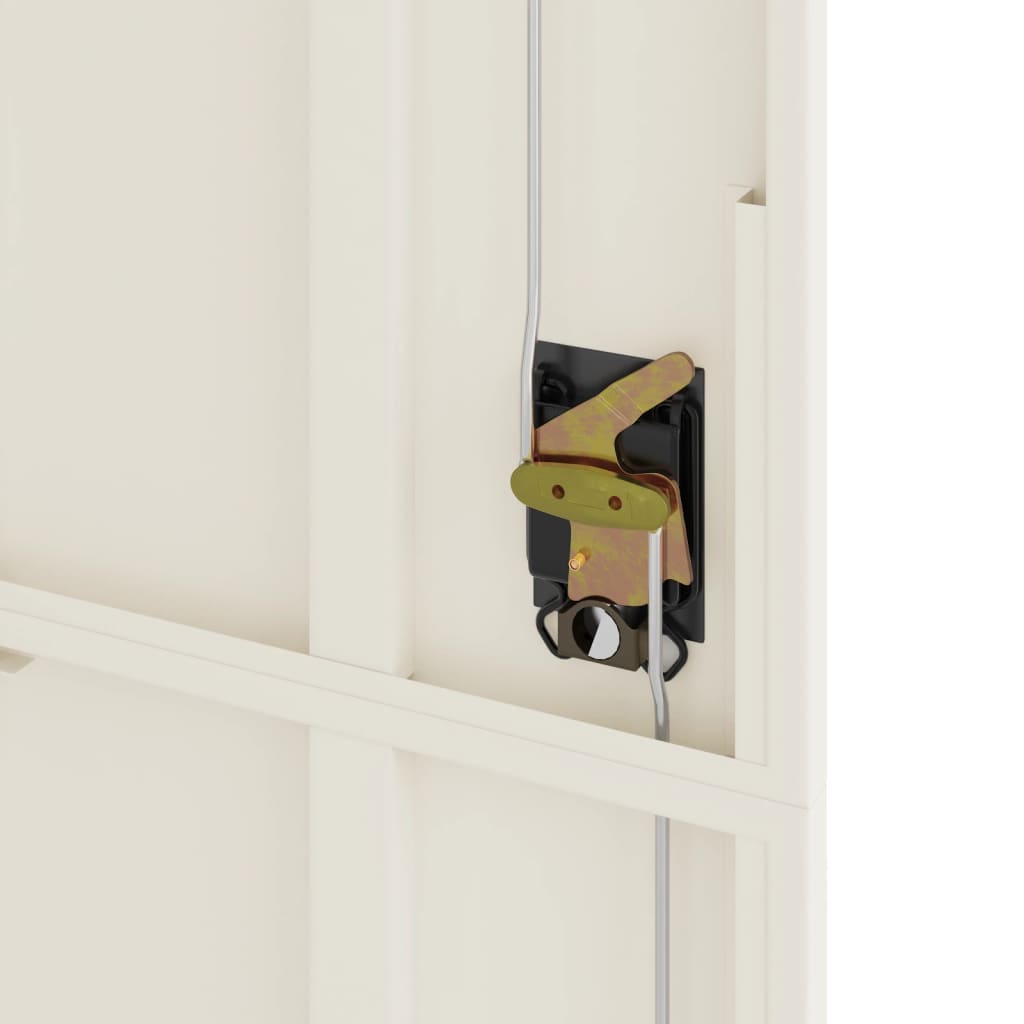 vidaXL Αρχειοθήκη Λευκή 90x40x200 εκ. Ατσάλινη