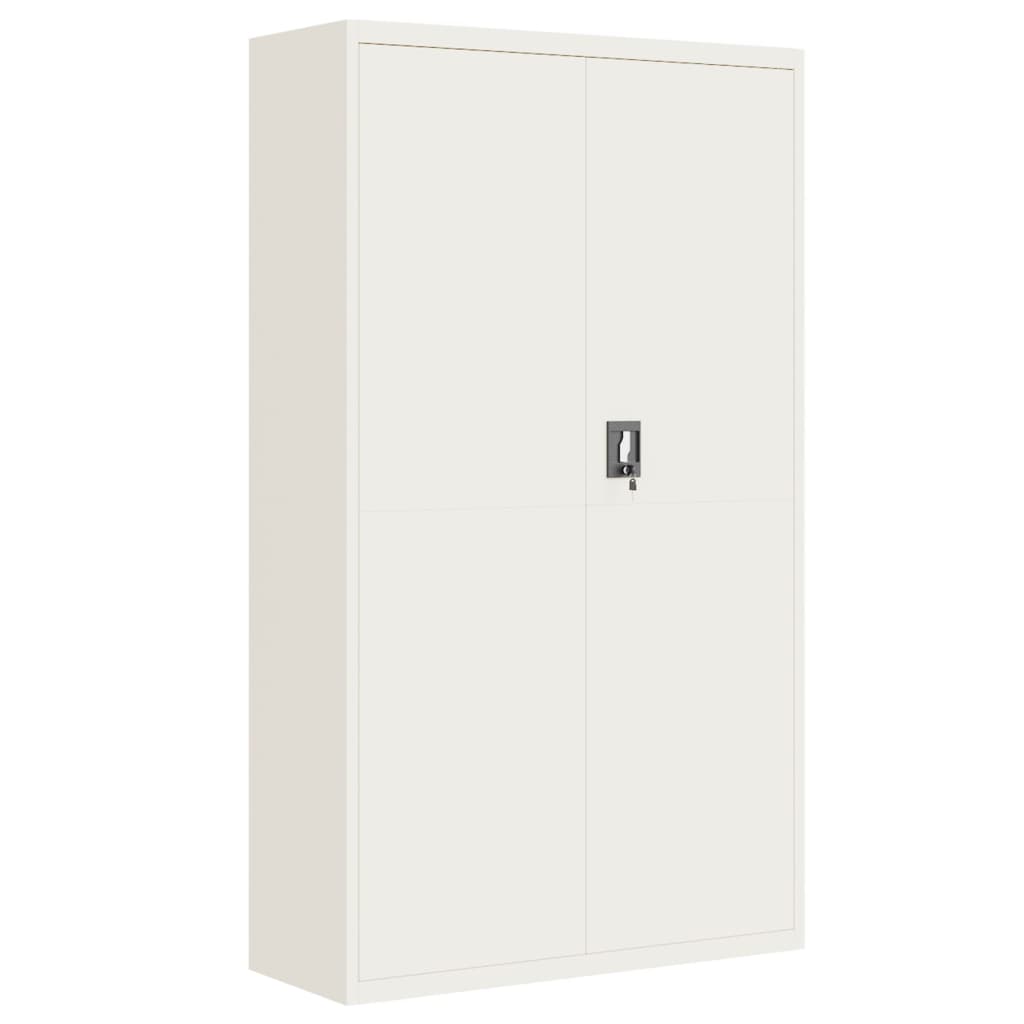 vidaXL Αρχειοθήκη Λευκή 105 x 40 x 180 εκ. Ατσάλινη